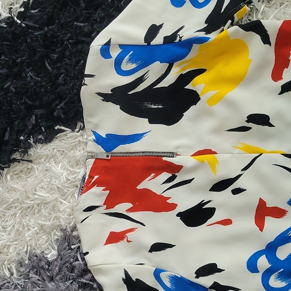 Zara short, printed dress - Picture 2 of 3